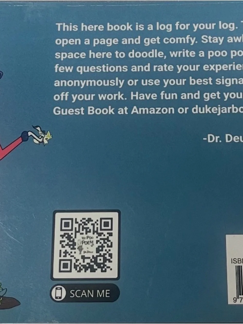 A Bathroom Guest Book by Dr. Deuce